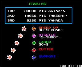 High Score Screen for Flower.