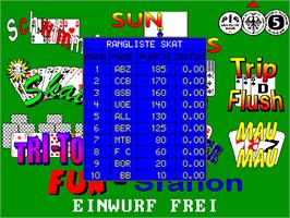 High Score Screen for Fun Station Spielekoffer 9 Spiele.