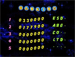 High Score Screen for Head Panic.