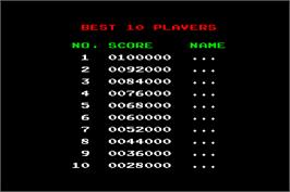 High Score Screen for Kid Niki - Radical Ninja.