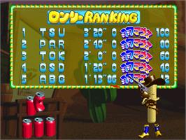 High Score Screen for Mausuke no Ojama the World.
