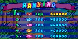 High Score Screen for Puzzli 2 Super.