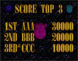 High Score Screen for Quarth.