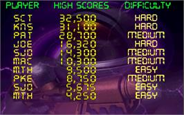 High Score Screen for Rapid Fire v1.0.