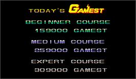 High Score Screen for Super Spacefortress Macross II / Chou-Jikuu Yousai Macross II.