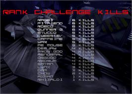 High Score Screen for T-MEK.