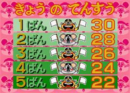 High Score Screen for Waiwai Animal Land Jr..
