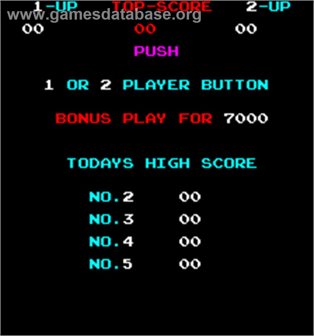 Andromeda - Arcade - Artwork - High Score Screen