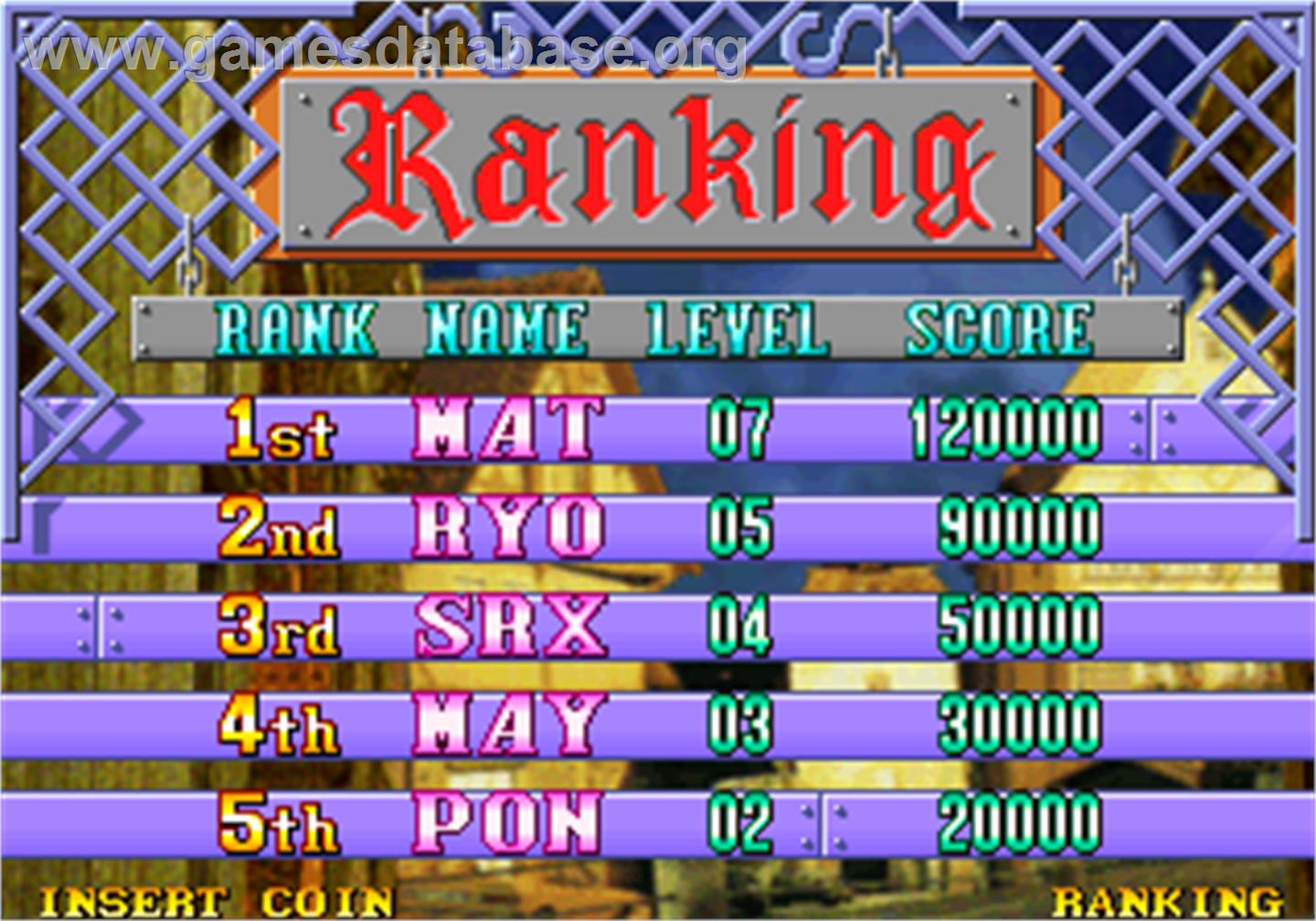 Bal Cube - Arcade - Artwork - High Score Screen