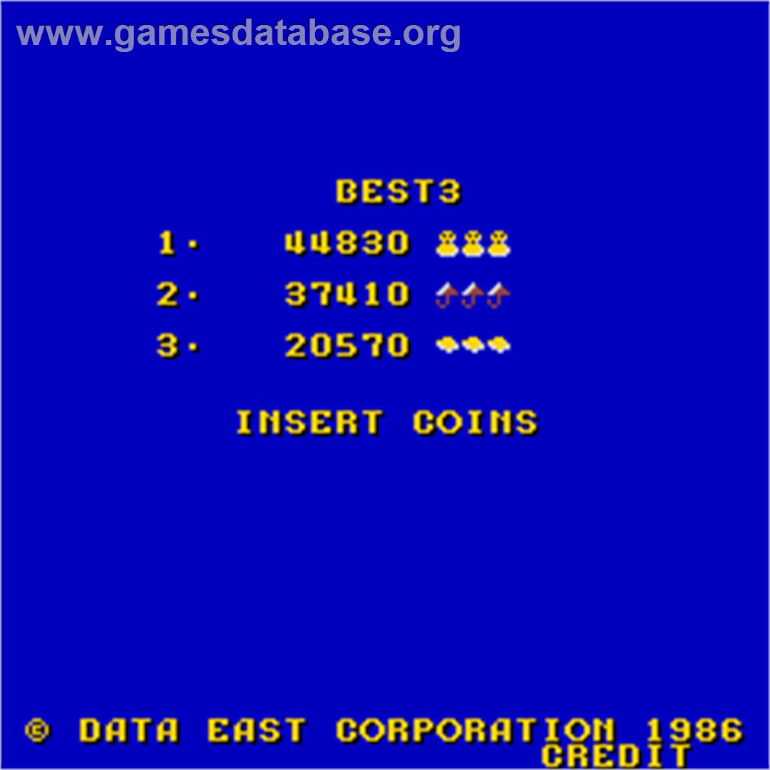 Darwin 4078 - Arcade - Artwork - High Score Screen
