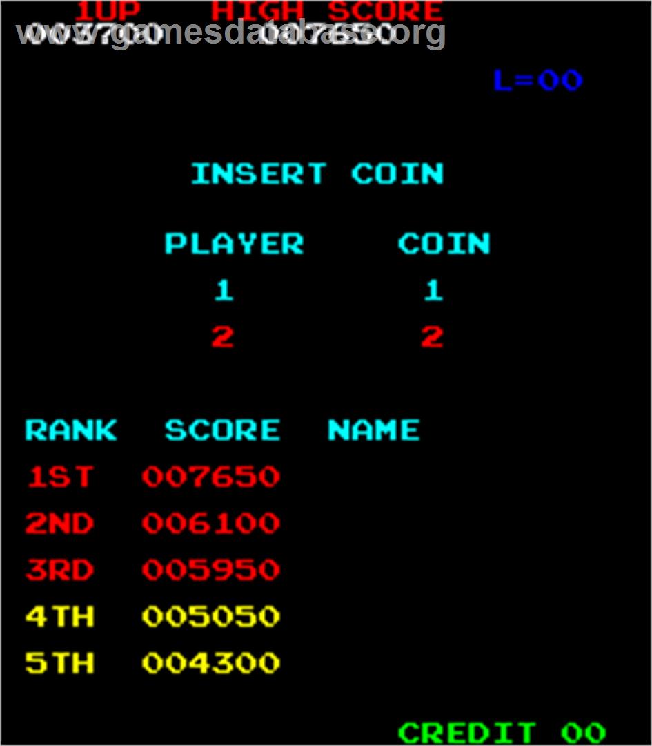 Donkey Kong - Arcade - Artwork - High Score Screen