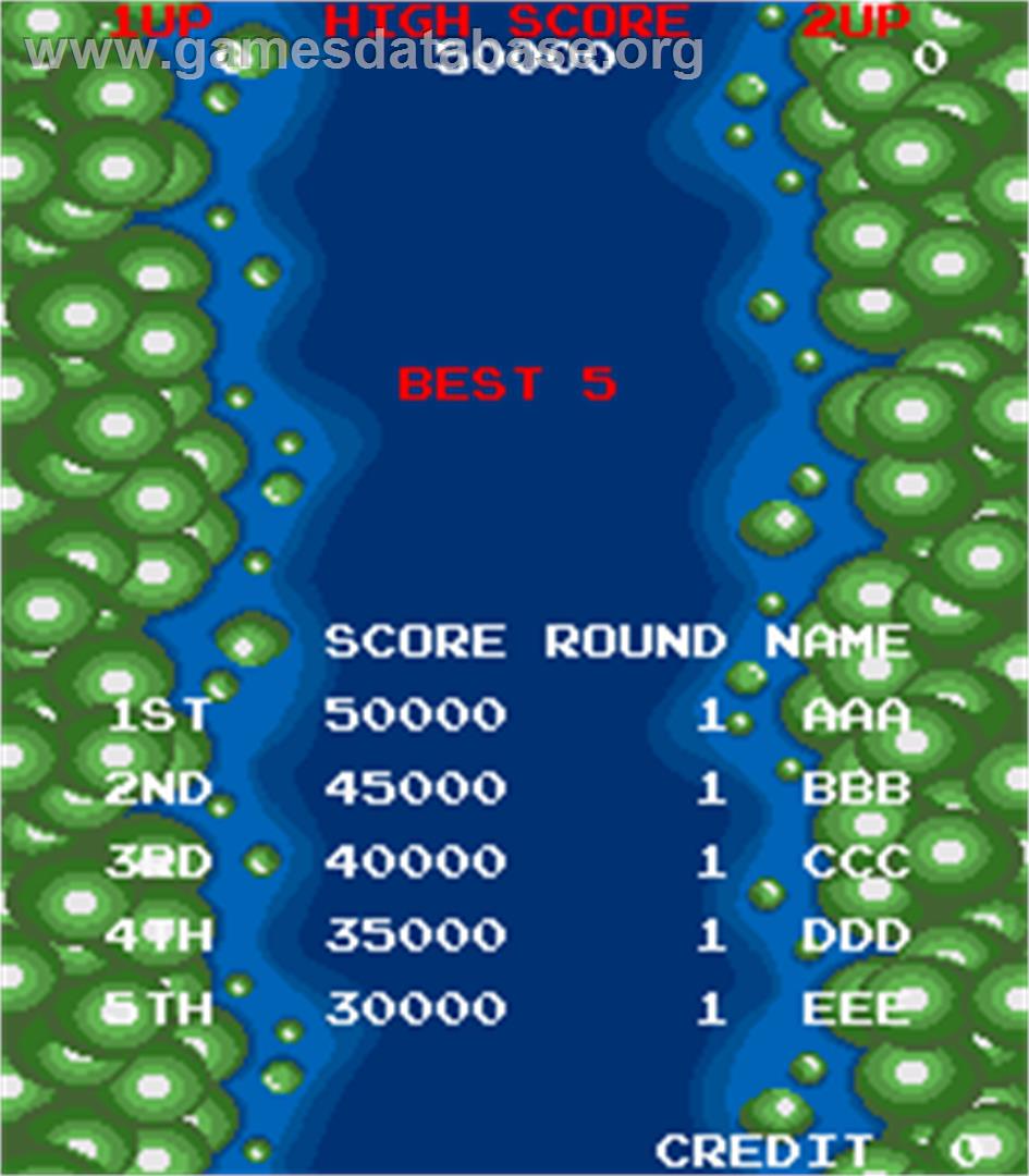 Dr. Toppel's Tankentai - Arcade - Artwork - High Score Screen