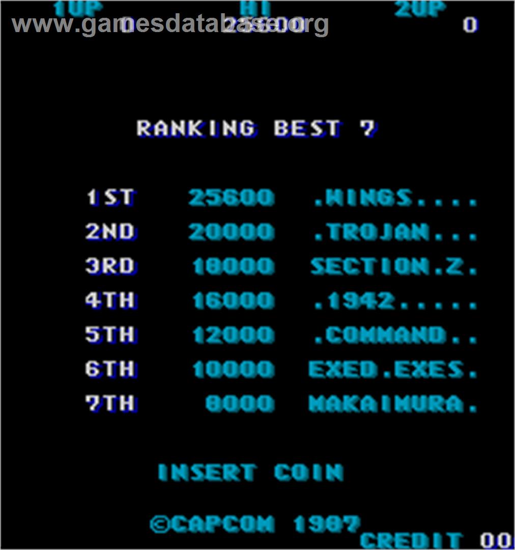 Hissatsu Buraiken - Arcade - Artwork - High Score Screen