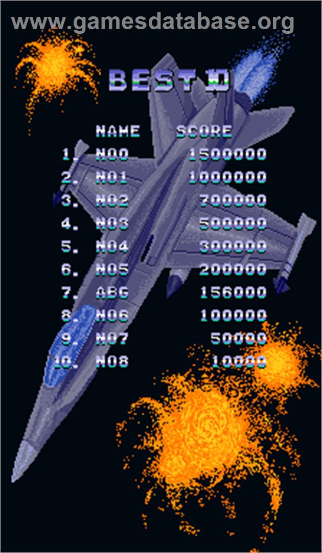 Meta Fox - Arcade - Artwork - High Score Screen