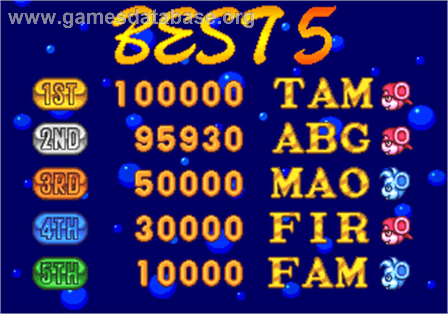 Mouse Shooter GoGo - Arcade - Artwork - High Score Screen