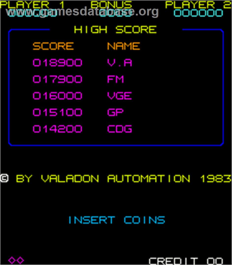 Pickin' - Arcade - Artwork - High Score Screen