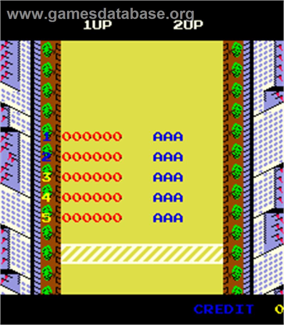 Top Roller - Arcade - Artwork - High Score Screen