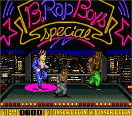 Select Screen for B.Rap Boys Special.