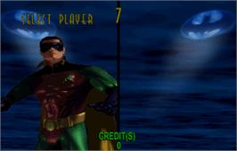 Select Screen for Batman Forever.