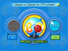 Select Screen for BnB Arcade.