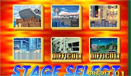 Select Screen for Crazy Fight.