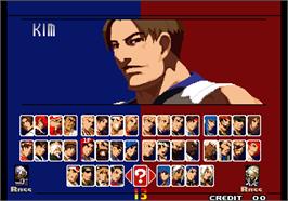 Select Screen for Crouching Tiger Hidden Dragon 2003 Super Plus.