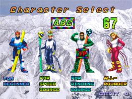 Select Screen for Extreme Downhill.