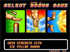 Select Screen for Fit of Fighting.