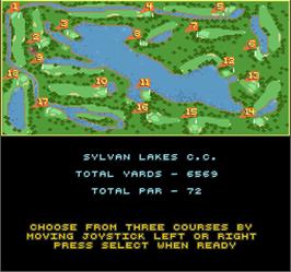 Select Screen for Golden Tee Golf.