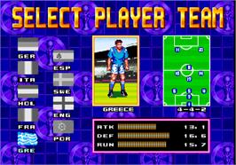 Select Screen for Grand Striker.