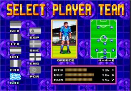 Select Screen for Grand Striker.