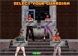 Select Screen for Guardians of the 'Hood.