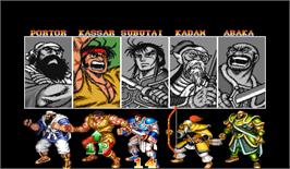 Select Screen for Huo Feng Huang.