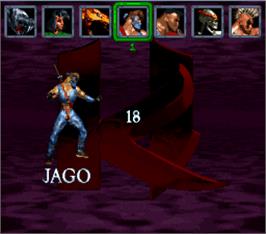 Select Screen for Killer Instinct.