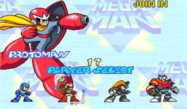 Select Screen for Mega Man 2: The Power Fighters.