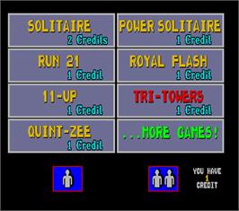 Select Screen for Megatouch 5.