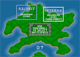 Select Screen for Rampart.