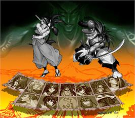 Select Screen for Samurai Shodown 64 / Samurai Spirits 64.