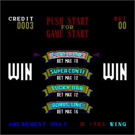 Select Screen for Slot Carnival.