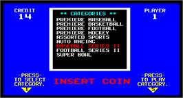 Select Screen for Sports Authority.