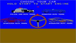 Select Screen for Street Drivin'.