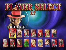 Select Screen for Street Fighter EX 2.