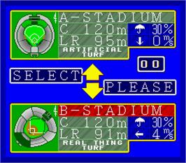 Select Screen for Super Champion Baseball.