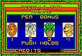 Select Screen for Super Gran Safari.