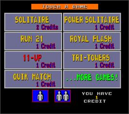Select Screen for Super Megatouch IV.