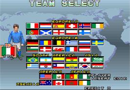 Select Screen for Taito Power Goal.