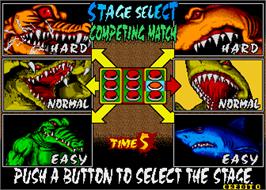 Select Screen for The First Funky Fighter.