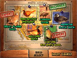 Select Screen for Wing Shooting Championship V2.00.