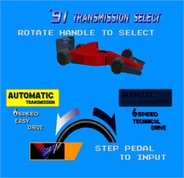 Select Screen for Winning Run 91.