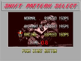 Select Screen for World Grand Prix.